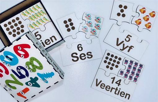 MDF Number Puzzles For Kids