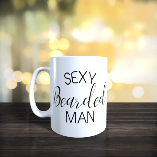 Bearded man Printed Mug