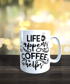 Coffee Helps Printed Mug