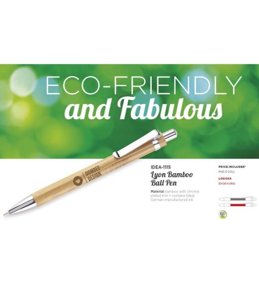 Bamboo-pens engraved with name
