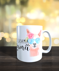 Lama No Drama Printed Mug