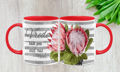Red Protea Mugs