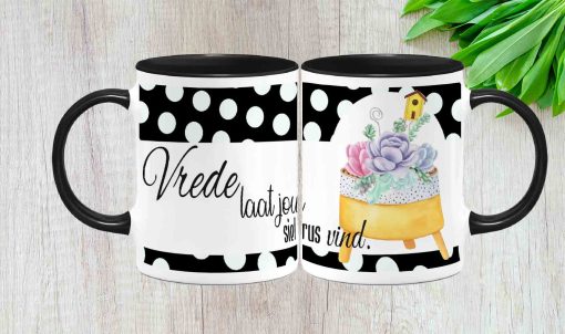 Succulent Theme Printed Mugs
