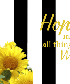 Sunflower Placemat Hope