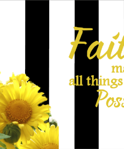 Sunflower Placemat Faith