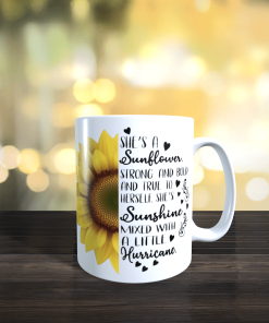 Sunflower Printed mug