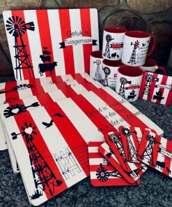 Red & White Windmill Combo Set