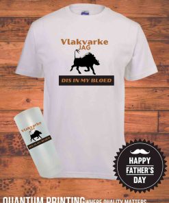 Vlakvark T-shirt & Glass Combo