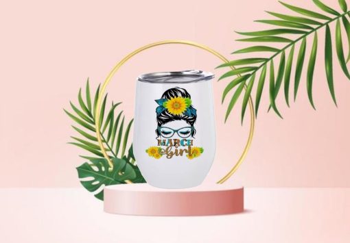 Stainless Steel Wine tumbler Printed With Month theme