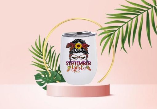 Stainless Steel Wine tumbler Printed With theme