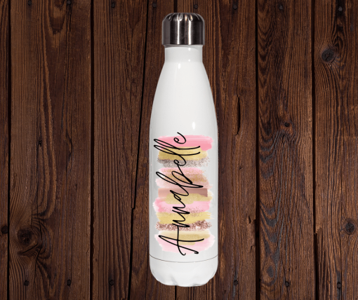 Stainless steel water bottle Printed with theme