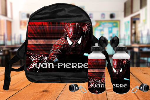 Kids Backpack and Water Bottle Set